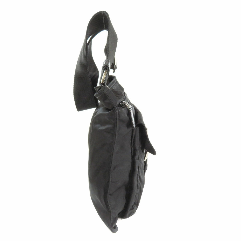 Prada logo plate Black Shoulder Crossbody bag - Picture 3 of 11